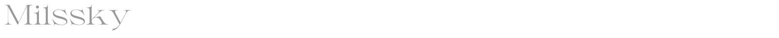 Milssky font preview