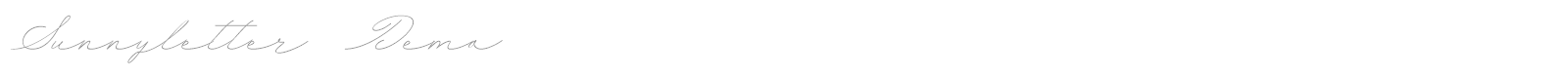 Sunnyletter font preview