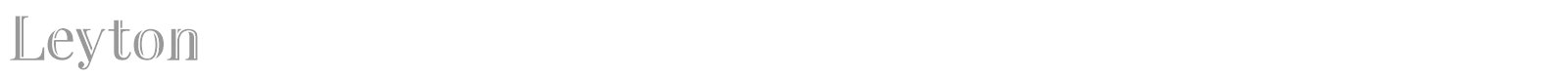 Leyton font preview