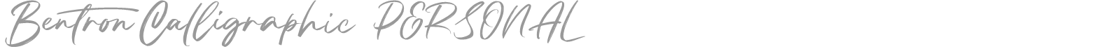 Bentron Calligraphic font preview