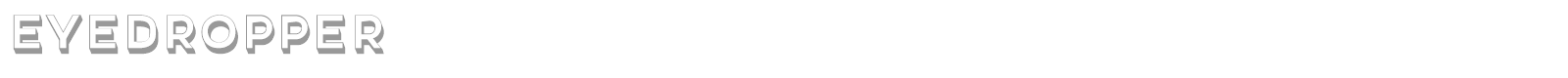 Eyedropper font preview