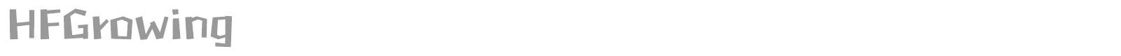 HF Growing font preview