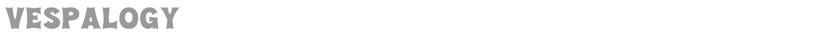 Vespalogy font preview