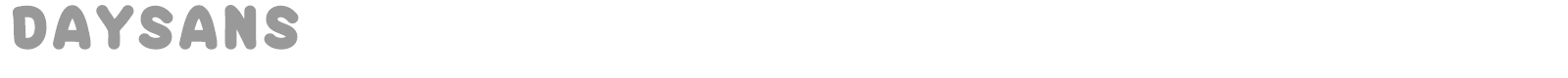 Daysans font preview