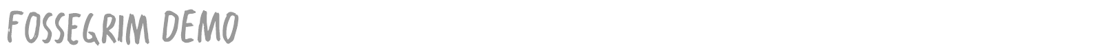 Fossegrim font preview