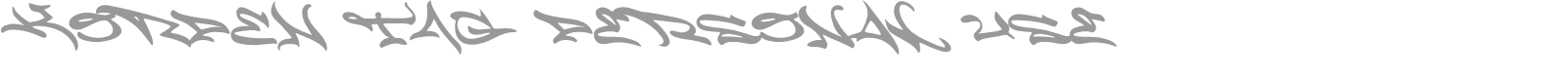 Korpen Tag font preview