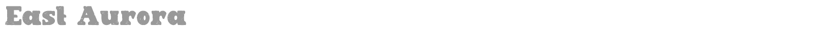 East Aurora font preview