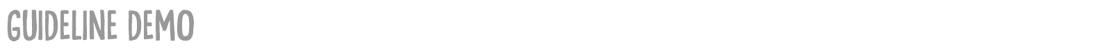 Guideline font preview