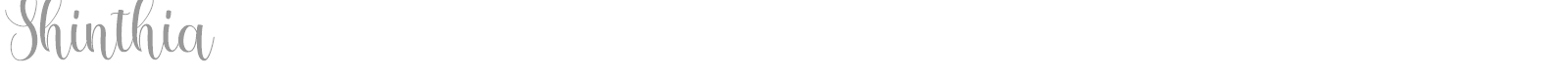 Shinthia font preview