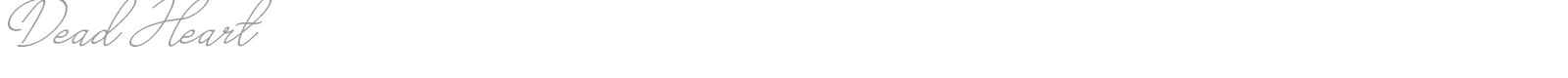 Dead Heart font preview