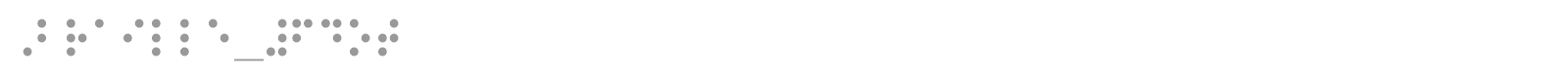 Braille 6dot font preview