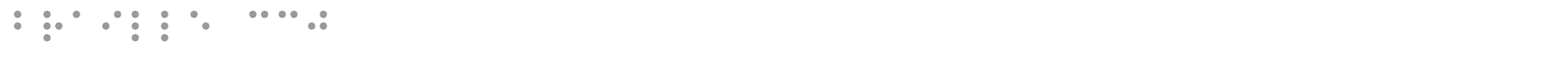 Braille CC0 font preview