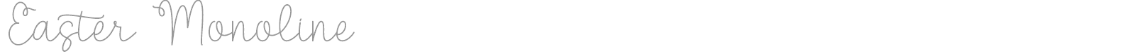 Easter Display font preview