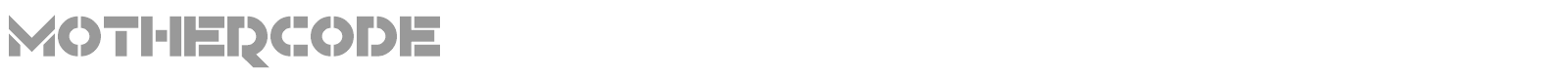 Mothercode font preview