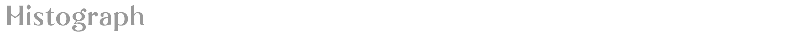 Histograph font preview