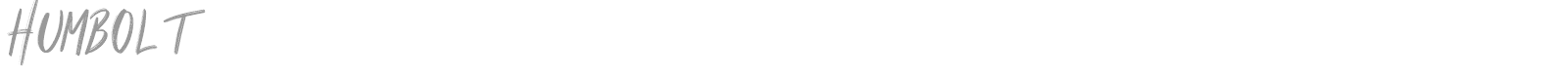 Humbolt font preview