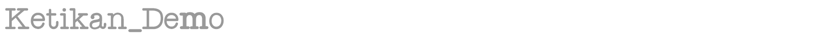 Ketikan font preview