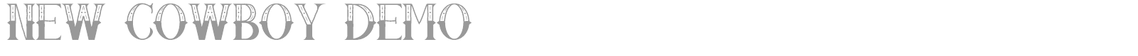New Cowboy font preview
