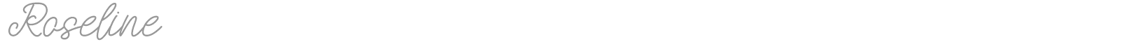 Roseline font preview