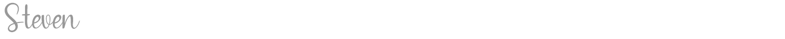 Steven font preview