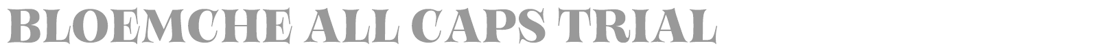 Bloemche All Caps font preview