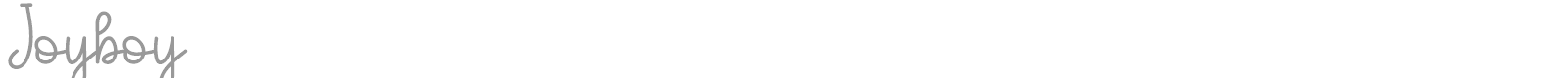 Joyboy font preview