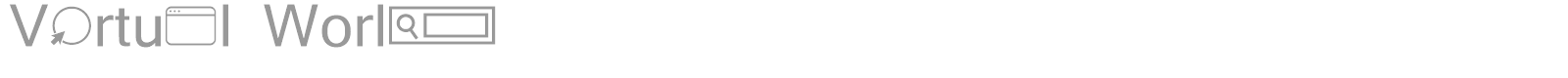 Virtual World font preview