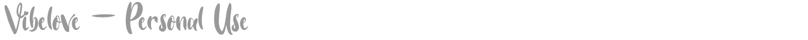 Vibelove font preview