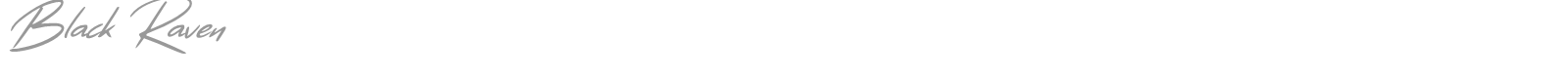 Black Raven font preview