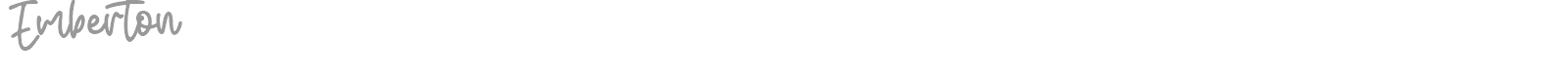 Emberton font preview
