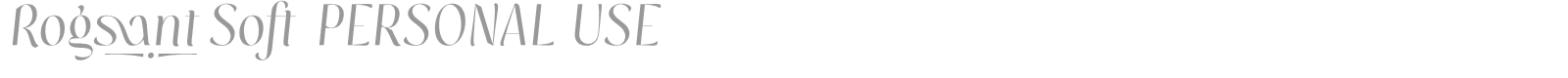 Rogsant Soft font preview