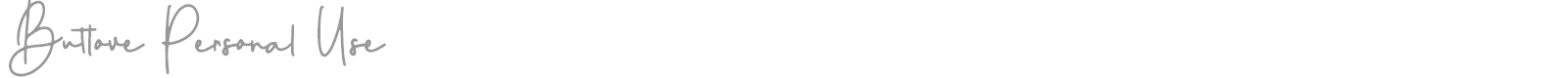 Butlove font preview