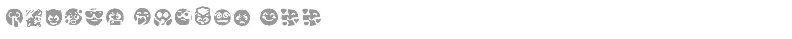 Fluent Emojis 133 font preview