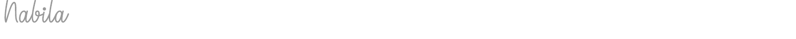 Nabila font preview