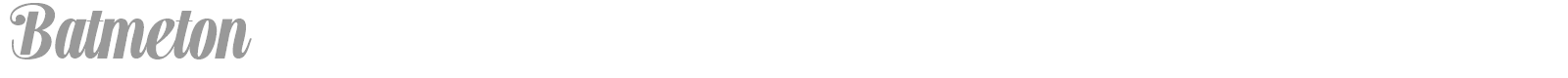 Batmeton font preview