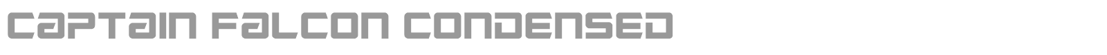 Captain Falcon font preview