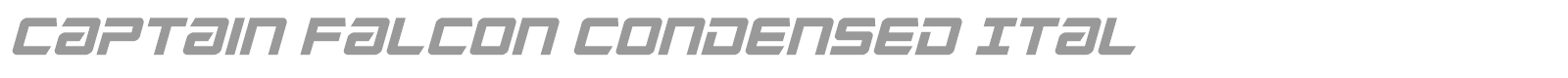 Captain Falcon font preview