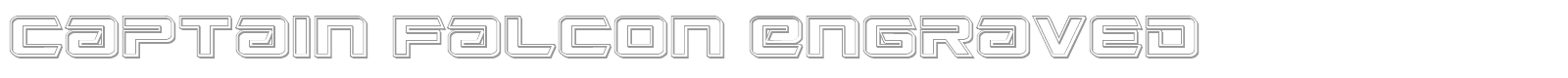 Captain Falcon font preview