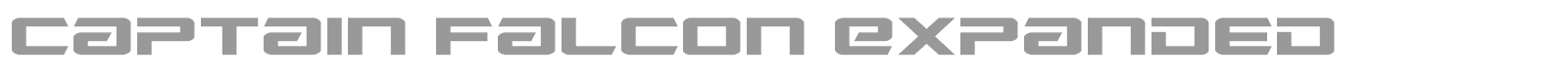 Captain Falcon font preview