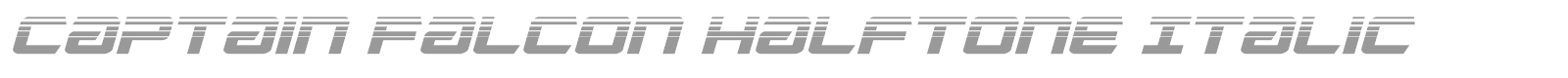 Captain Falcon font preview