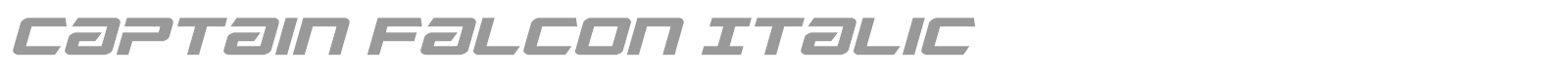 Captain Falcon font preview