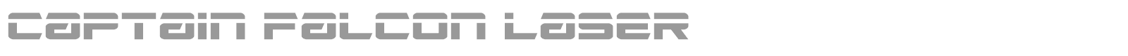 Captain Falcon font preview
