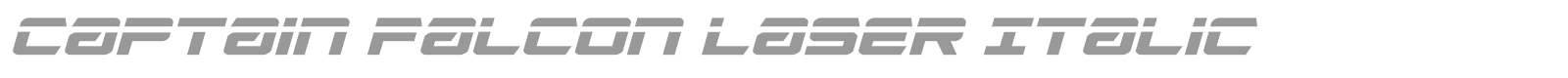 Captain Falcon font preview