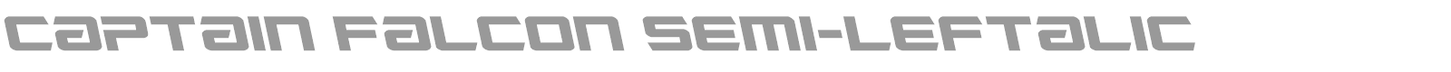 Captain Falcon font preview