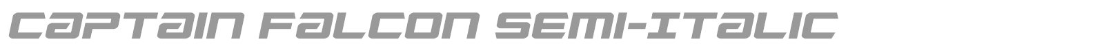 Captain Falcon font preview