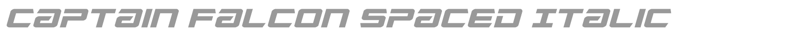 Captain Falcon font preview