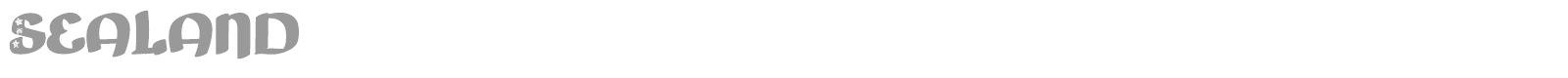 Sealand font preview