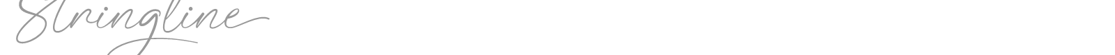 Stringline font preview
