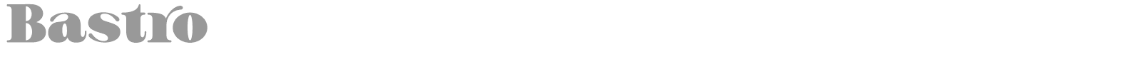 Bastro font preview