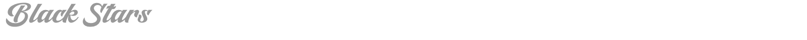 Black Stars font preview